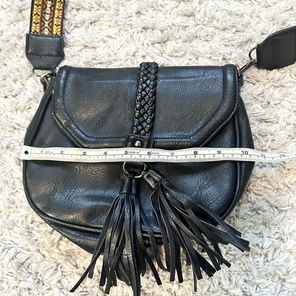 Antik Kraft black purse with reversible strap crossbody bag - Picture 9 of 10